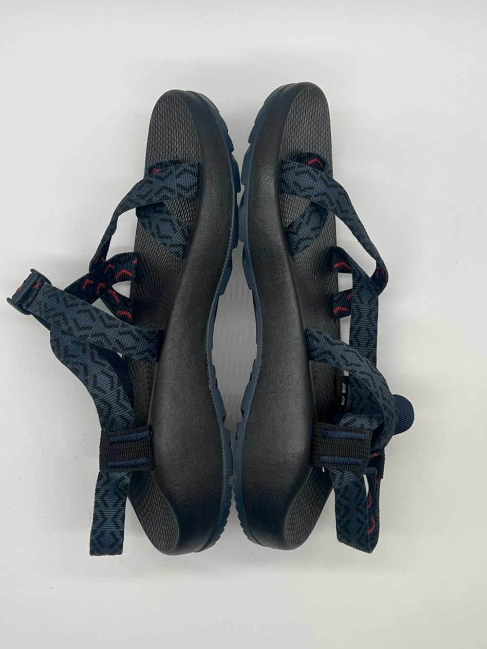 Chacos Z2 Men's Adjustable Strap Sandals Navy Black Men's 9 EUC Hiking Strapy - Picture 8 of 9